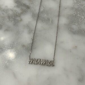 Silver 'Mama' Necklace